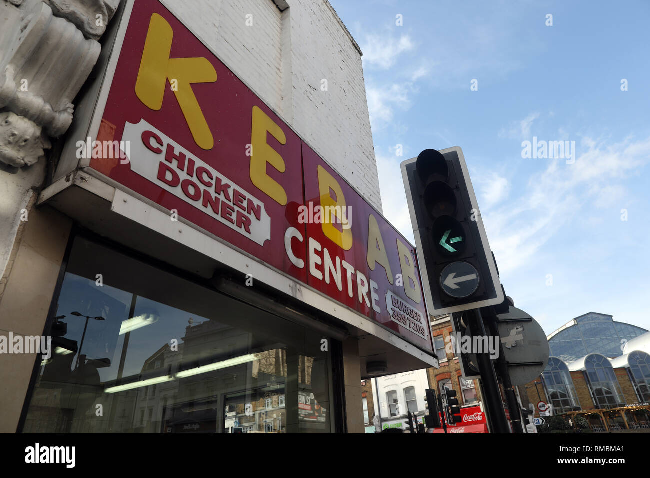 Kebab Shop ristorante foto da Gavin Rodgers/ Pixel8000 Foto Stock