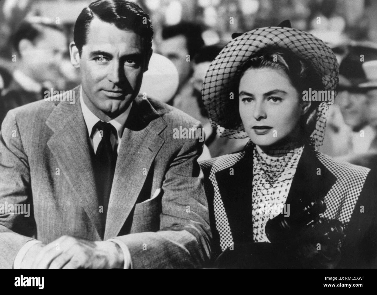 Il 29 agosto 2002 era il ventesimo anniversario della morte di attrice Ingrid Bergman (foto: con Cary Grant). Nato a Stoccolma, l'attrice è diventato noto per film come "Casablanca" o "Per chi suona la campana". Foto Stock