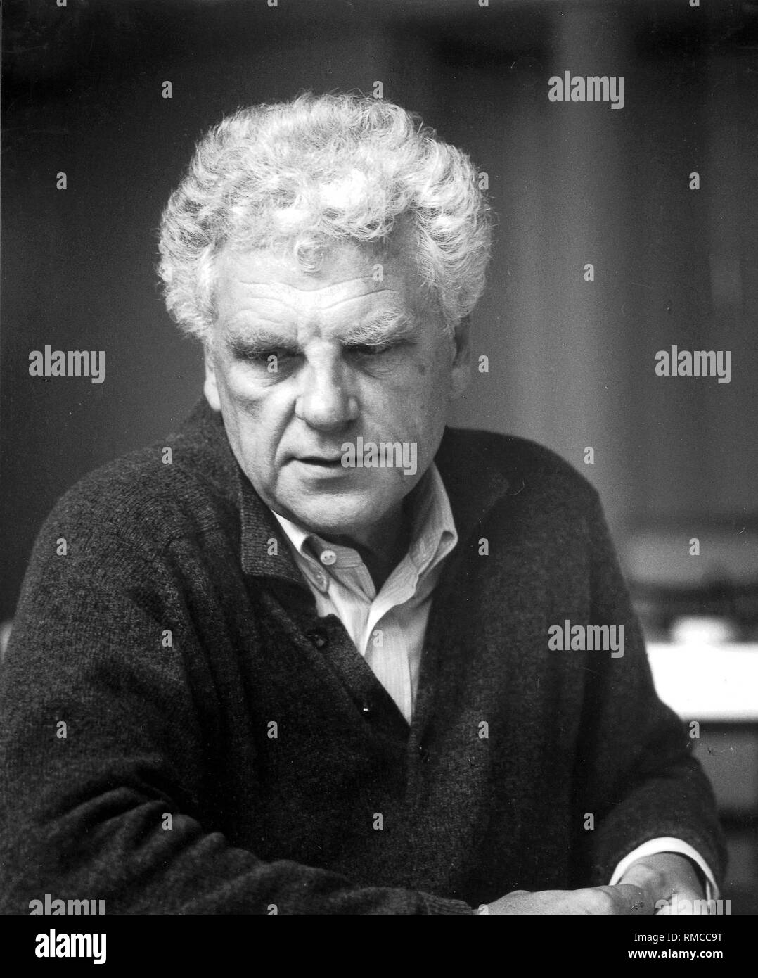 Tankred Dorst (nato 1925), un tedesco di scrittore e drammaturgo. La foto è stata scattata in Amburgo. Foto Stock