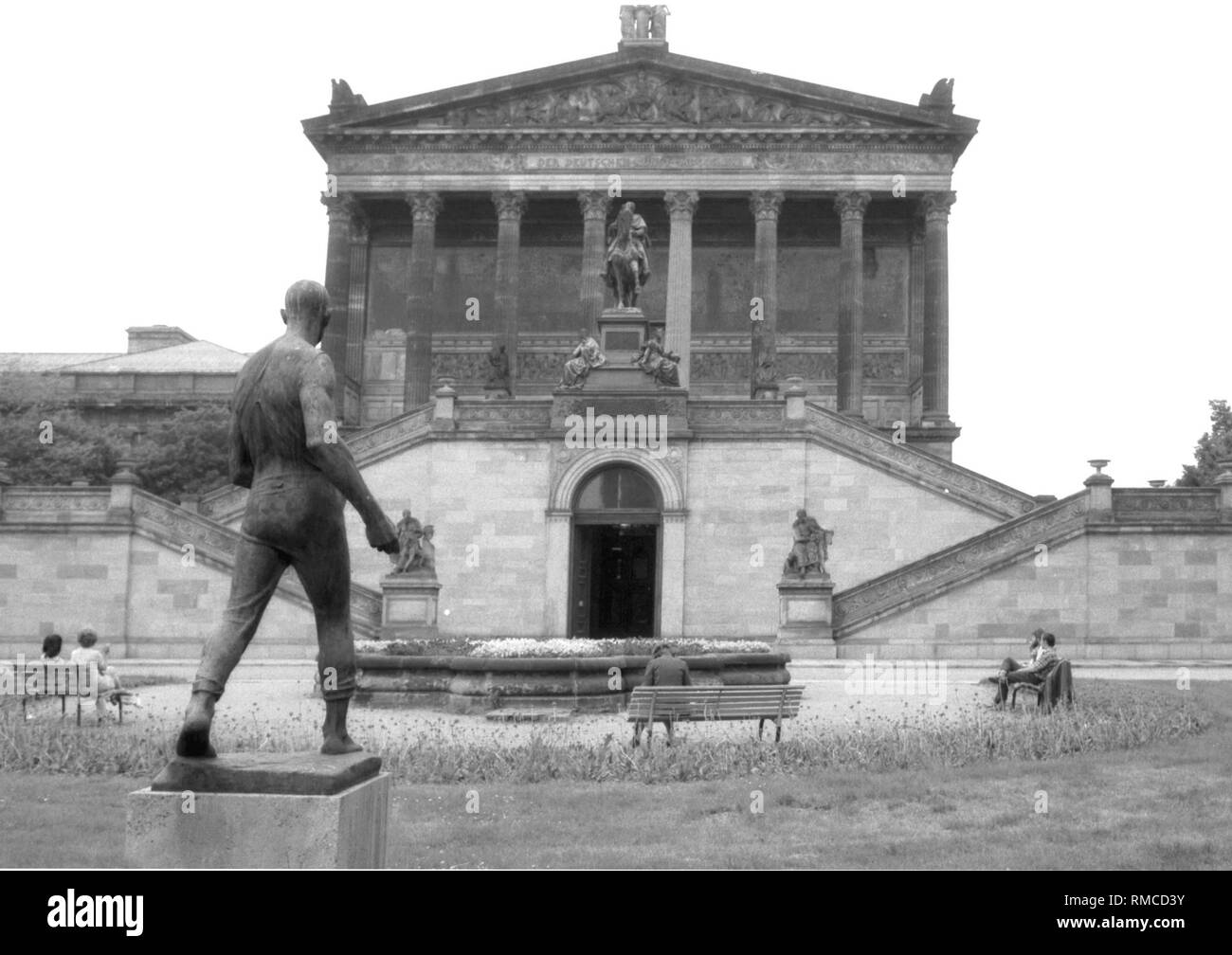 Alte Nationalgalerie di Berlino, costruiti tra il 1867 e il 1876, è parte del complesso sull'Isola dei Musei di Berlino. Foto dal 1 marzo 1969. Foto Stock