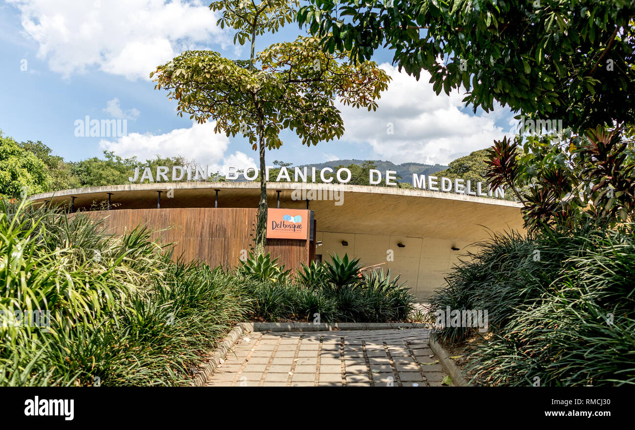 I Giardini Botanici di Medellin in Colombia Sud America Foto Stock