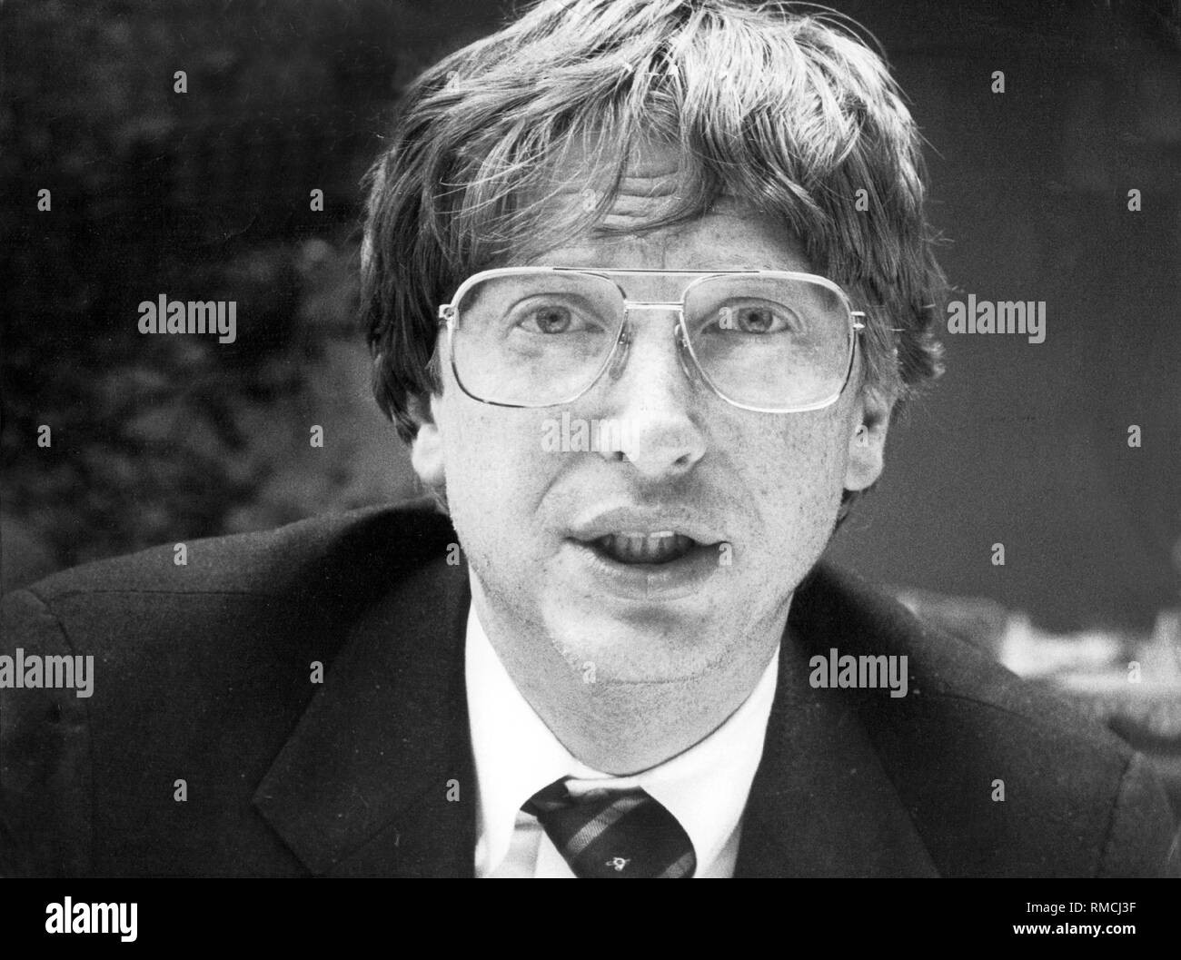 Bill Gates (nato nel 1955), American manager e CEO di Microsoft. Foto Stock