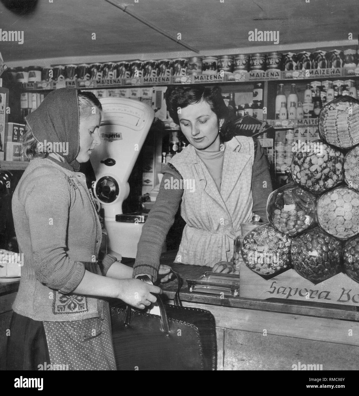 Corner shop. Foto Stock