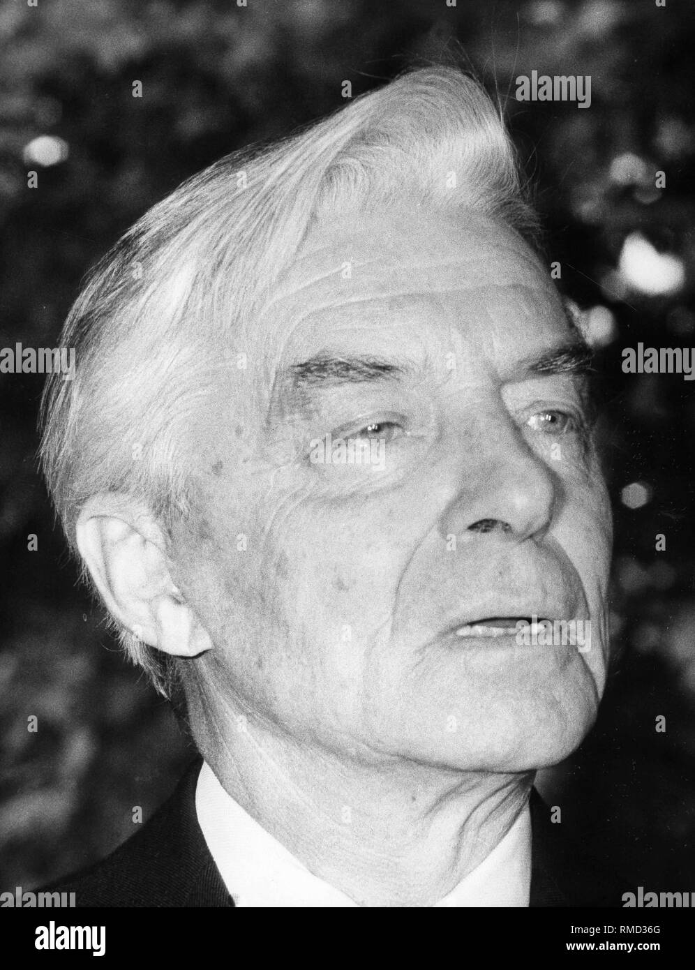 Herbert von Karajan, un conduttore austriaco. Foto Stock