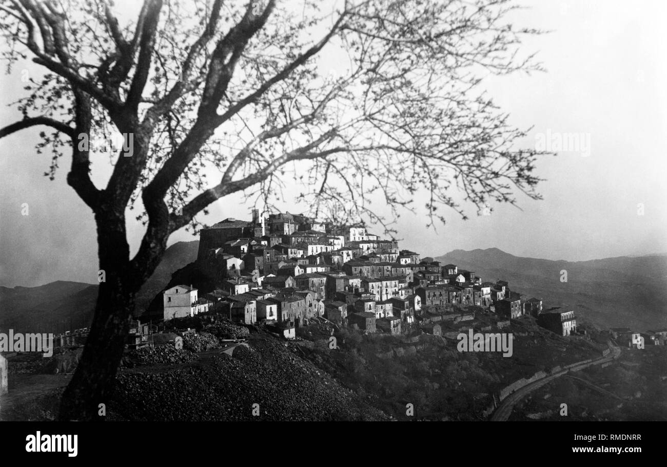 In Italia, Basilicata, Colobraro, 1930 Foto Stock