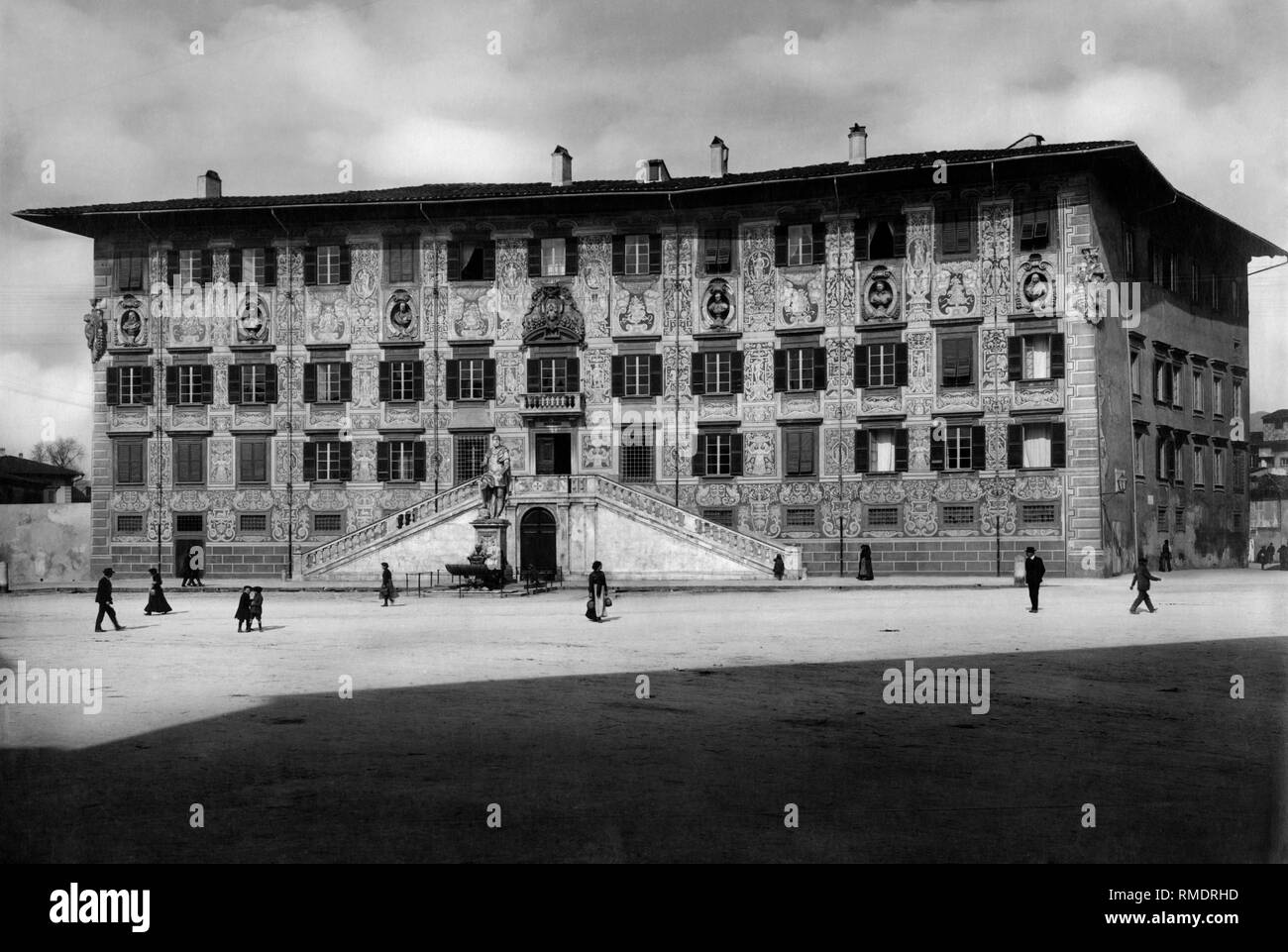 L'Italia, Toscana, Pisa, il palazzo dei cavalieri, 1900-10 Foto Stock