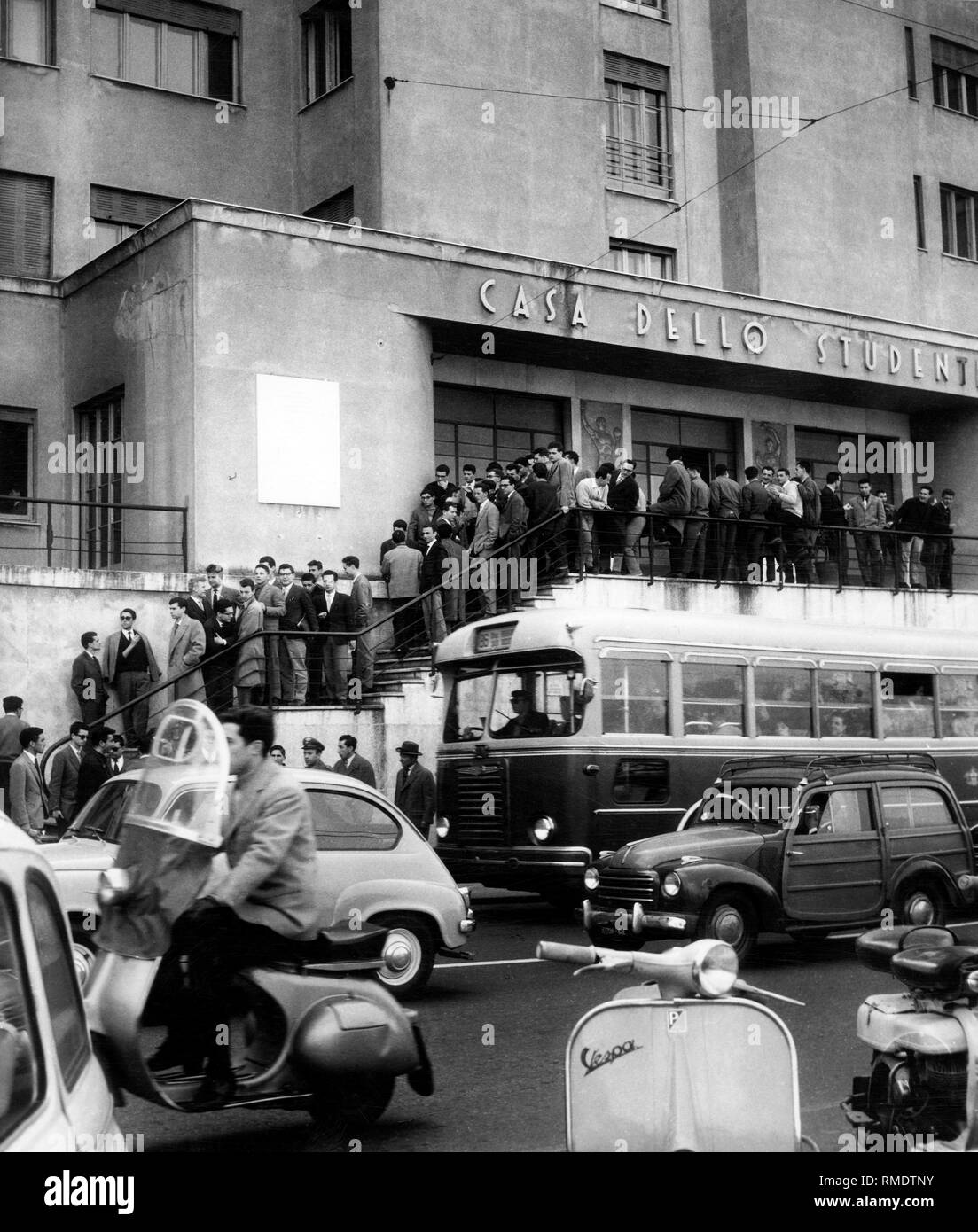 Genova, Università, 1964 Foto Stock