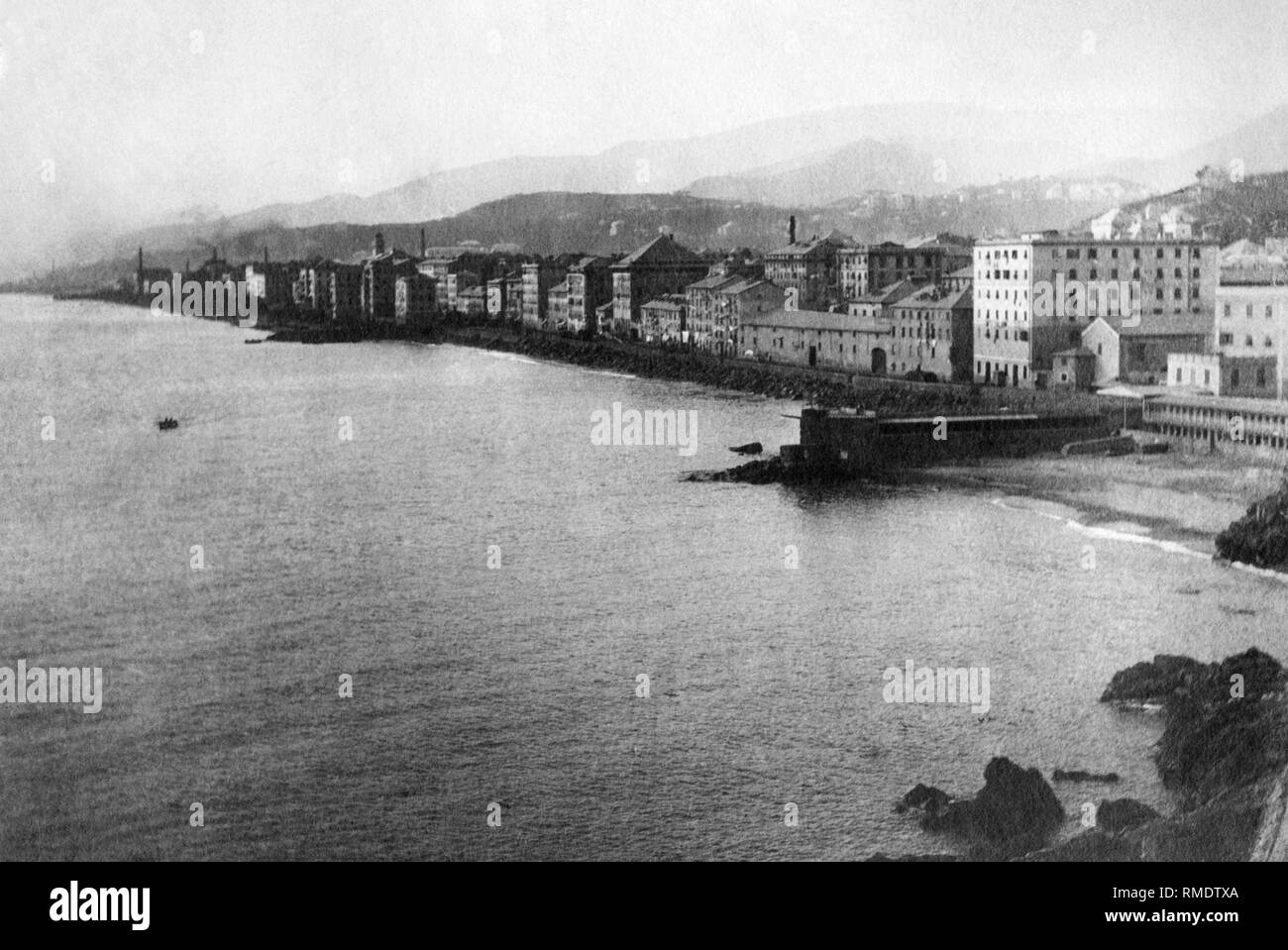 Genova Sampierdarena, liguria, Italia, 1900 1910 Foto stock - Alamy