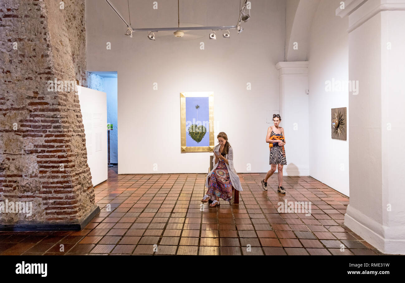 Il Museo di Arte Moderna a Cartagena Colombia Sud America Foto Stock