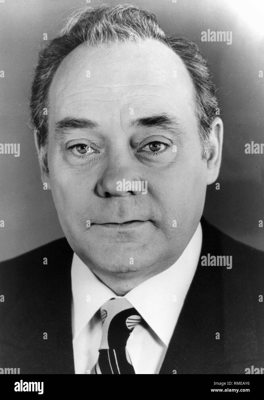 Harry Tisch: (28.03.1927 - 18.06.1995) tra 1975-1989 presidente della FDGB, tra 1975-1989 Membro del Consiglio di Stato della Repubblica democratica tedesca, tra 1975-1989 membro del Politburo SED. Foto Stock