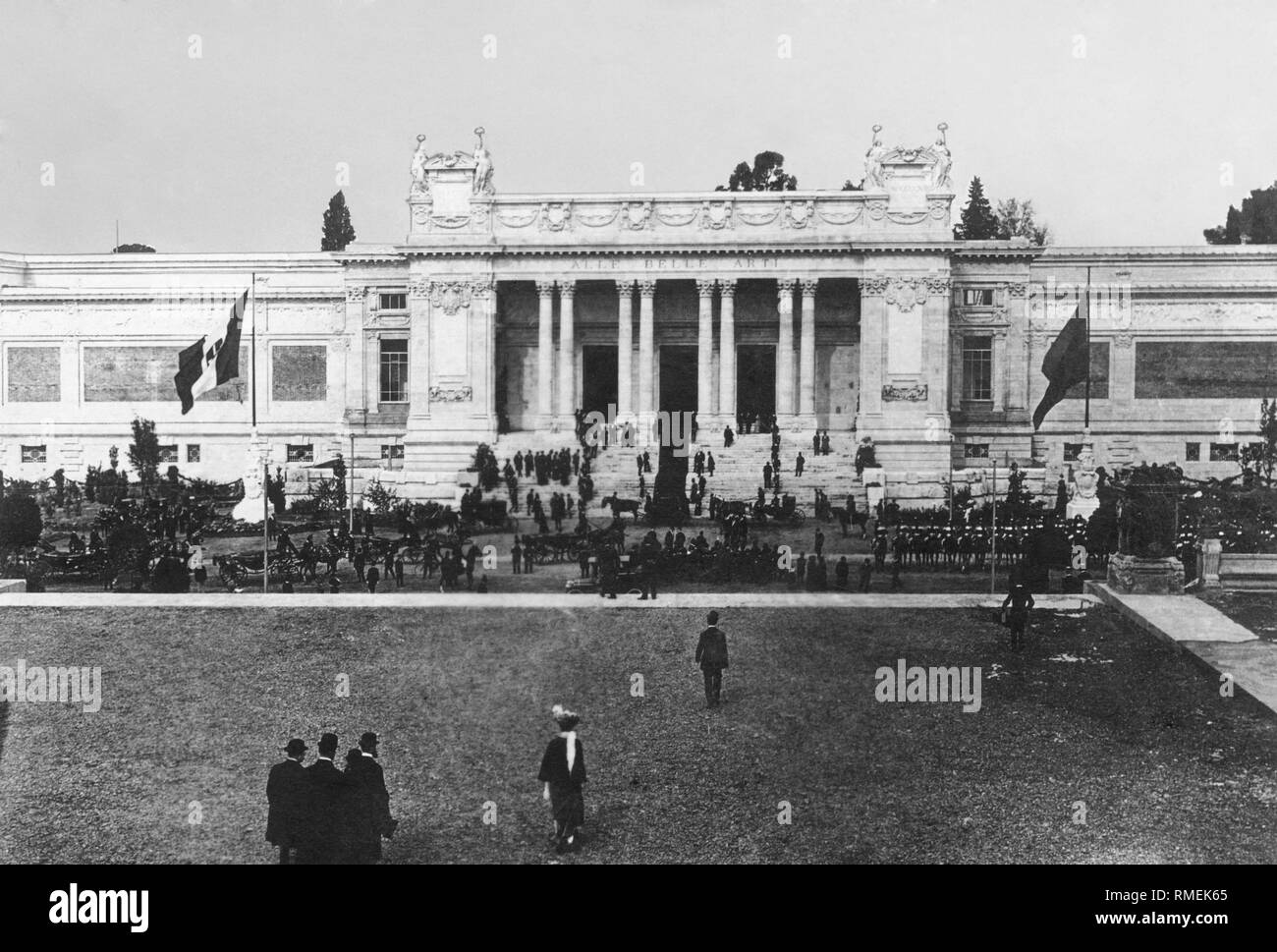 Italia, Roma, Valle Giulia, la galleria nazionale di arte moderna, 1911 Foto Stock