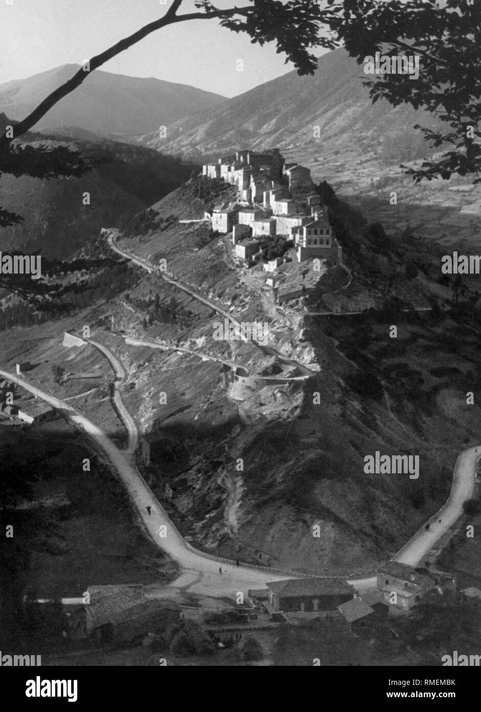 L'aquila, Abruzzo, Italia, 1930-40 Foto Stock