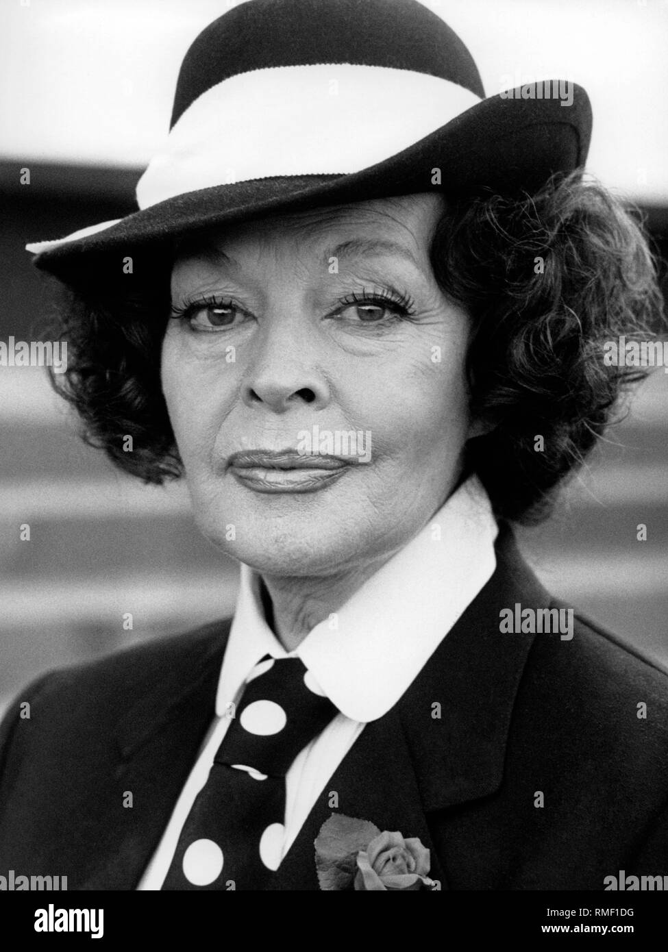 L'attrice e cantante Margot Hielscher. Foto Stock