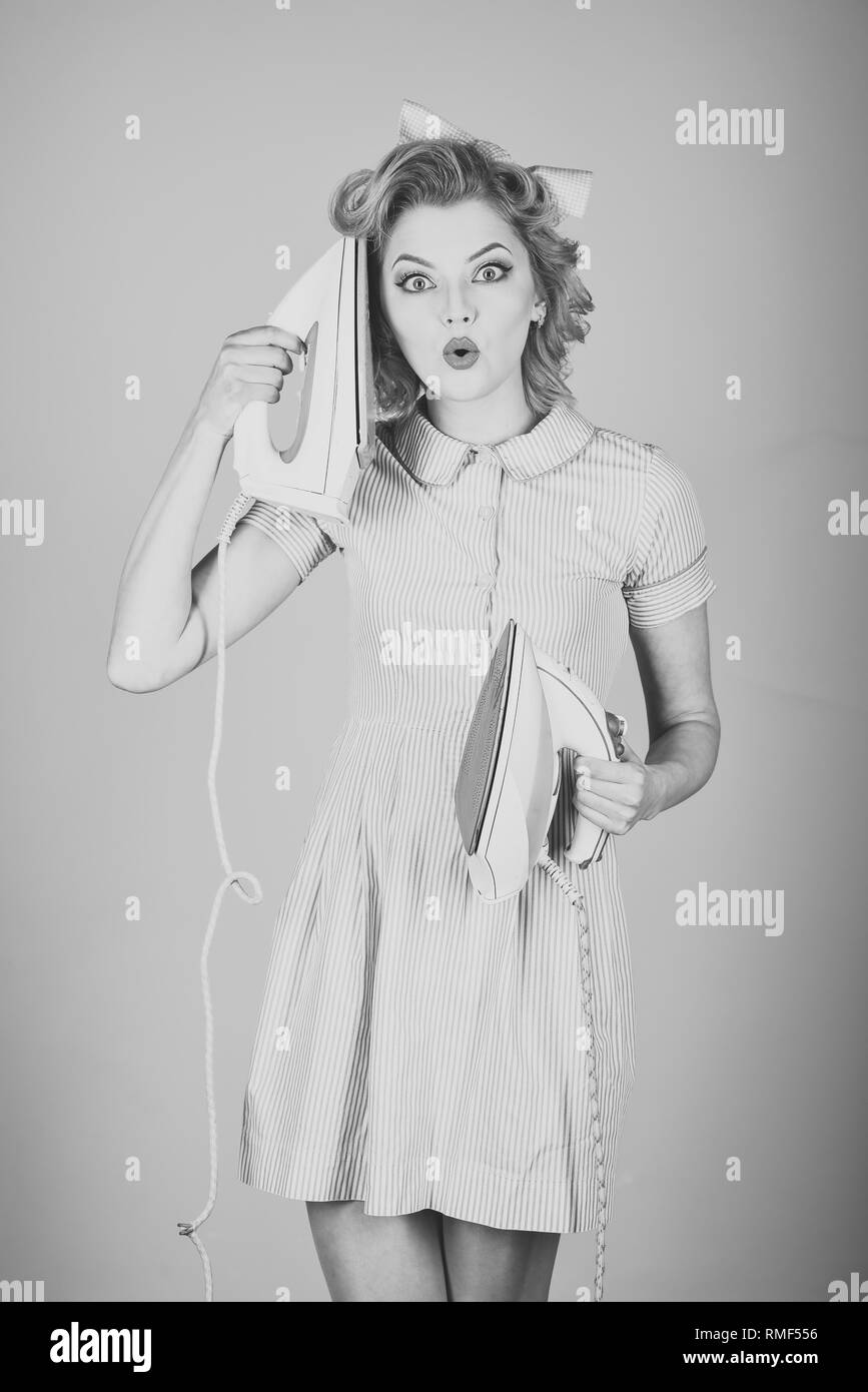 Servizi di ordine, moglie, la parità tra i sessi. Foto Stock