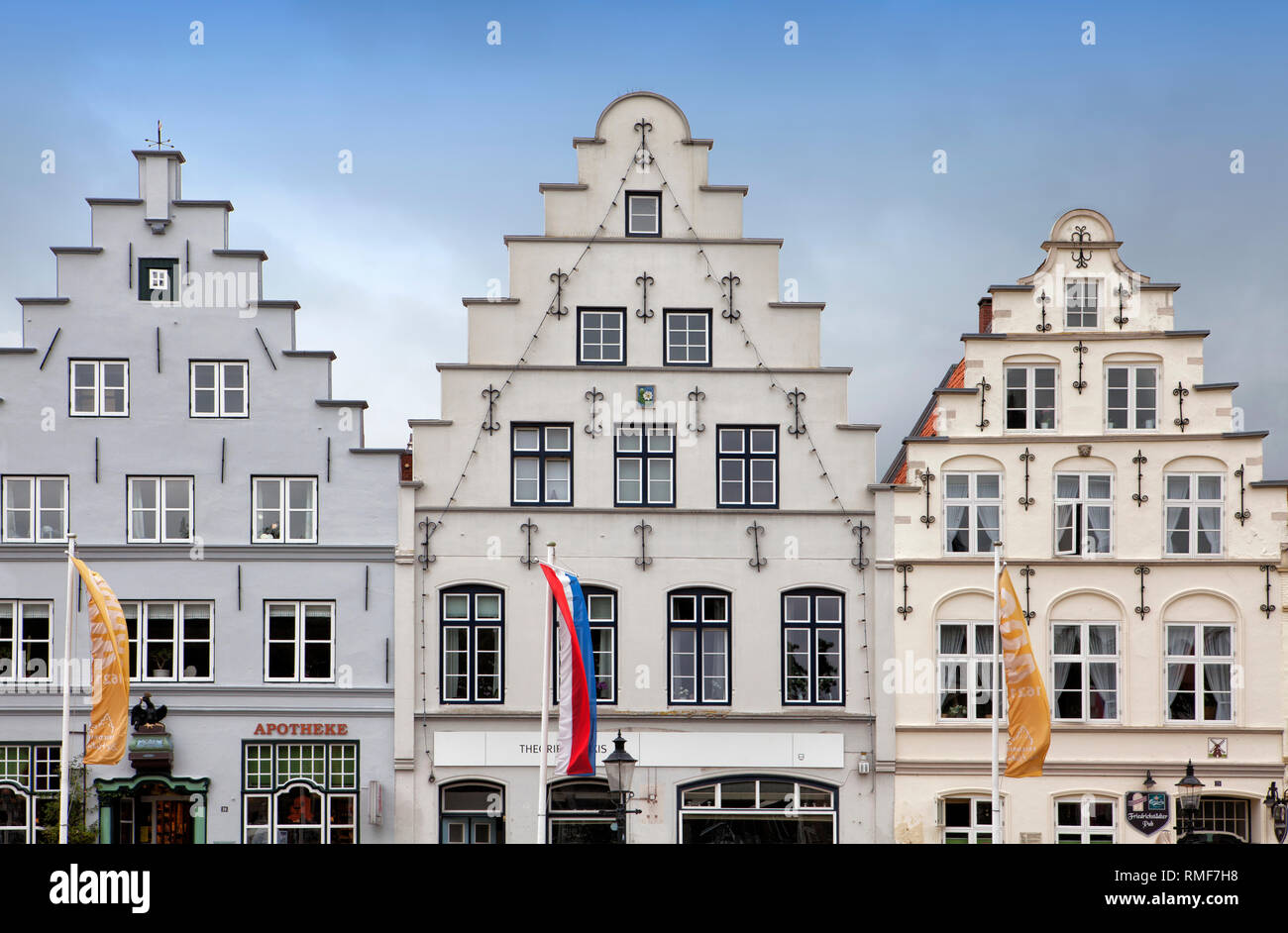 Friedrichstadt, Nord distretto Friesland, Schleswig-Holstein, Germania, Europa Foto Stock