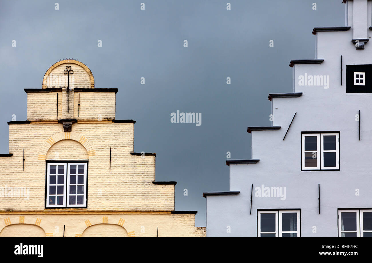 Friedrichstadt, Nord distretto Friesland, Schleswig-Holstein, Germania, Europa Foto Stock