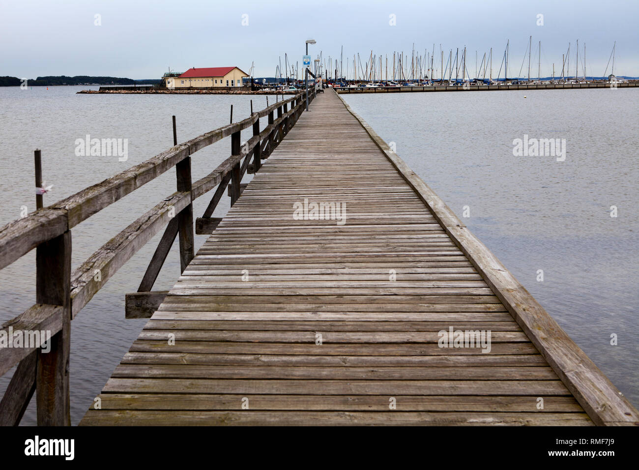 Porta Waccurballig, Mar Baltico, Anglia, Schleswig-Holstein, Germania, Europa Foto Stock