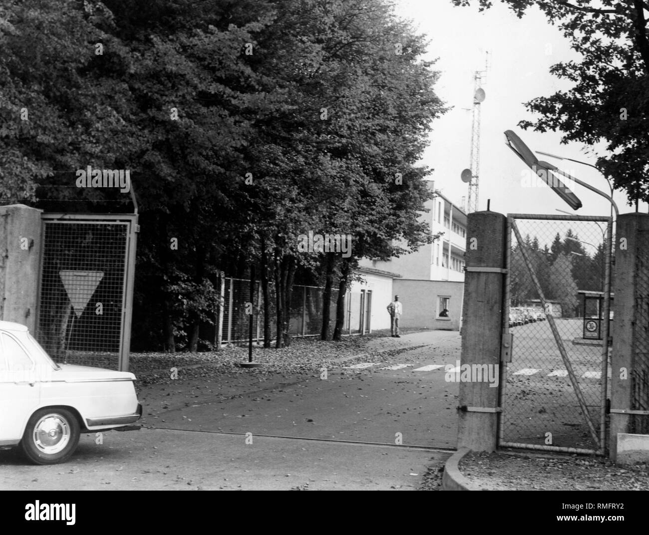 Il Federal Intelligence Service (BND) in Munich-Pullach. Foto non datata dal 1960s. Foto Stock