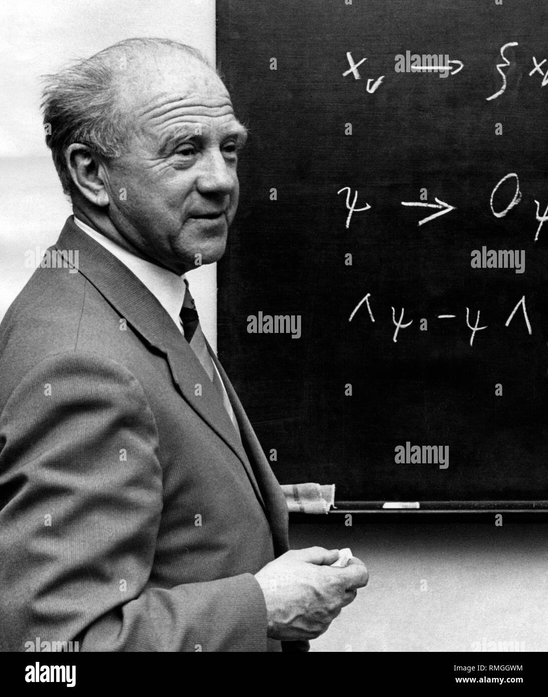 Il prof. Werner Karl Heisenberg, fisico, Germania. Foto Stock