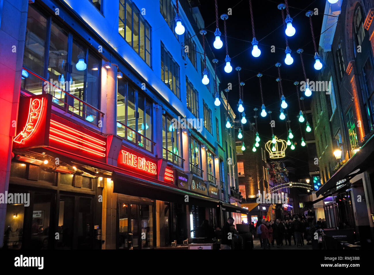 Carnaby Street, City of Westminster, Londra, Inghilterra, Regno Unito, W1F 9PS Foto Stock