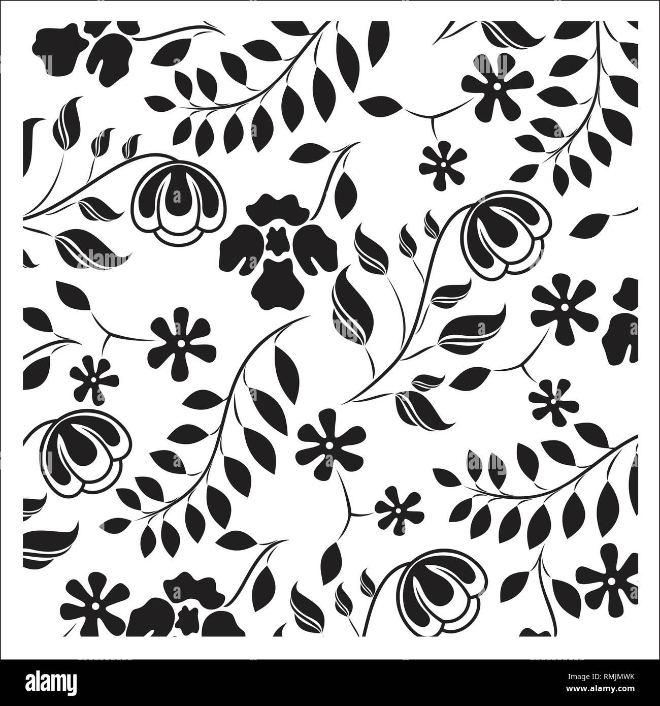 Vector design pattern di batik per la carta da parati, tessuto, decorazione e altri disegni. Illustrazione Vettoriale