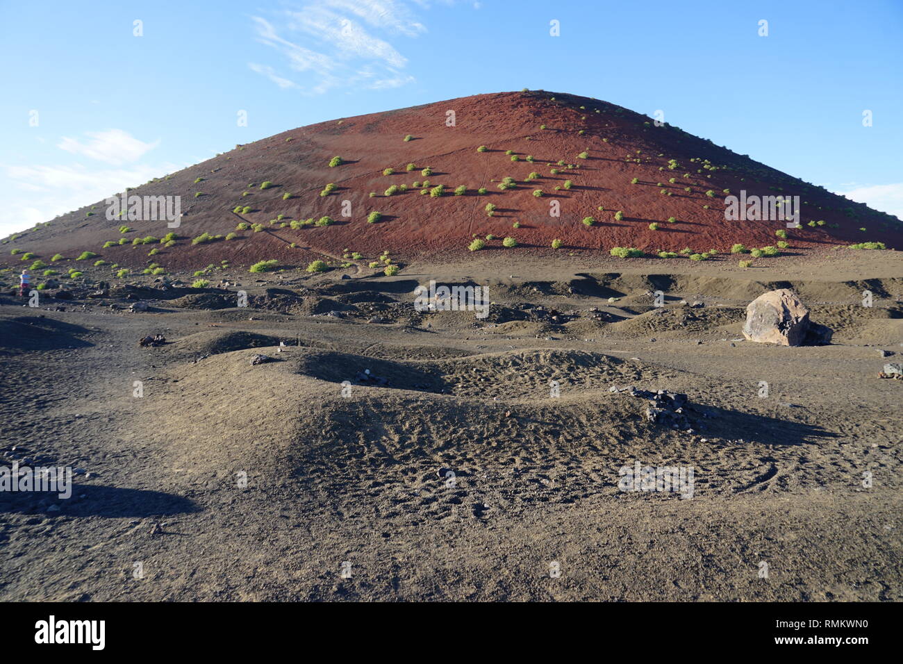 Montana Colorada, Lanzarote, Kanarische isole, Spanien Foto Stock