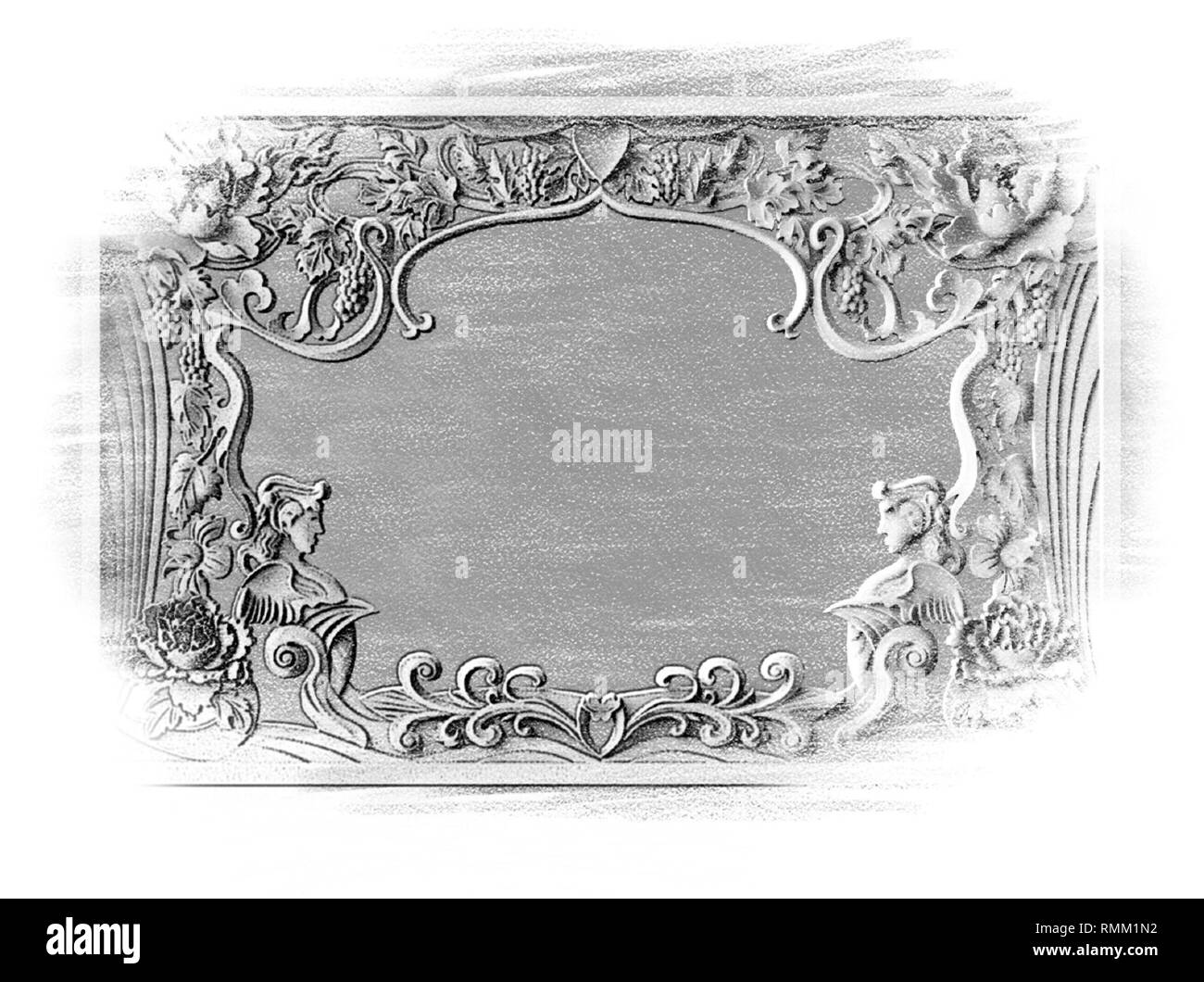 Arte moderna, direzione artistica, home design. 3D'illustrazione. Foto Stock