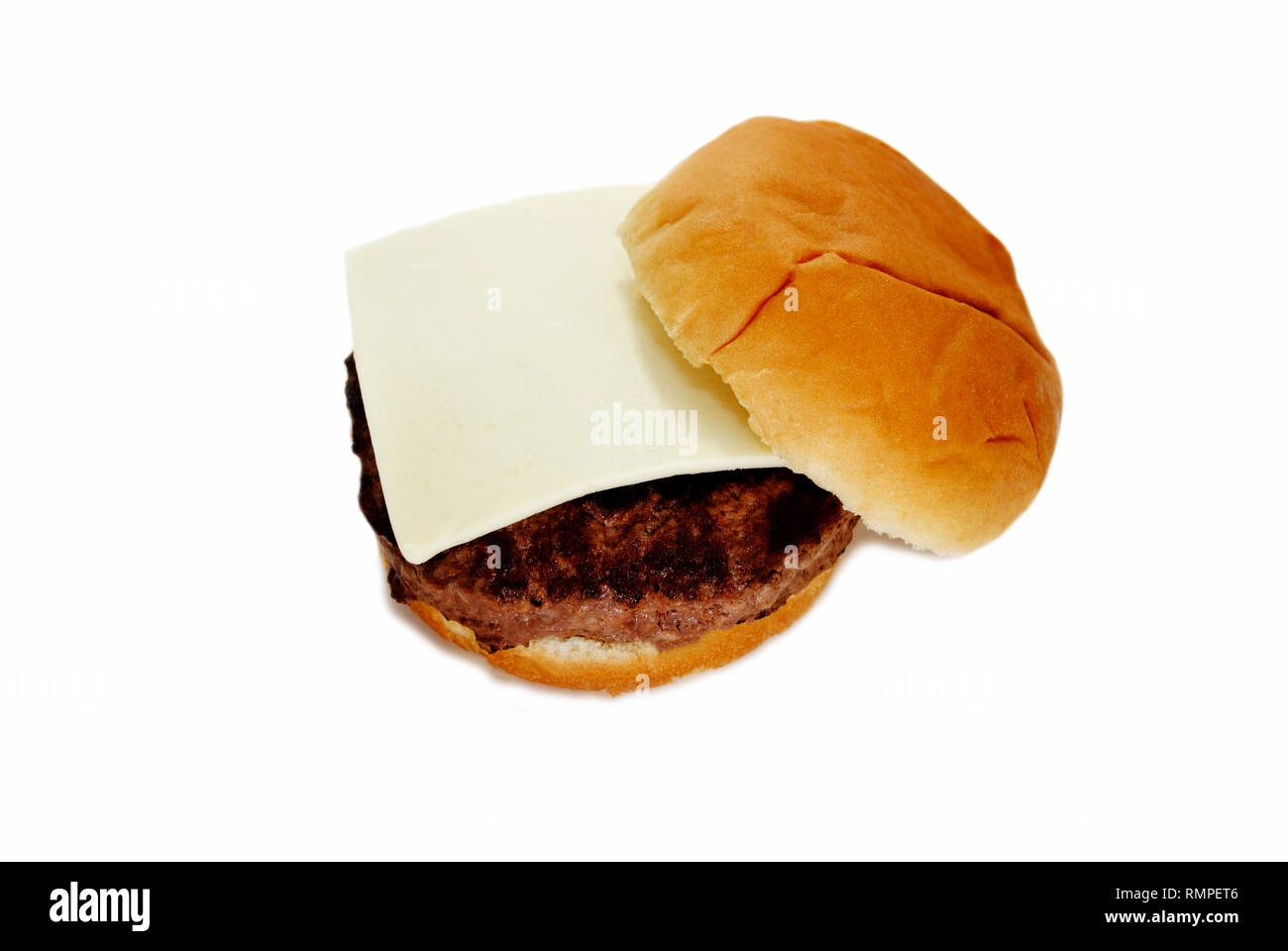 Hamburger con formaggio Foto Stock