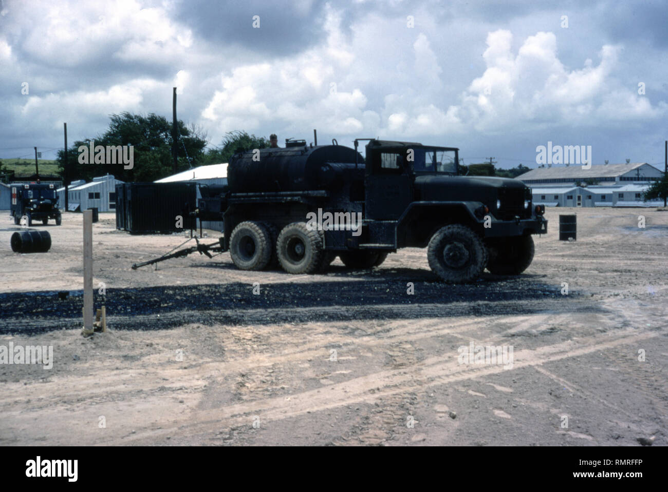 Esercito USA / Stati Uniti esercito Tankwagen / Manutenzione carburante carrello M54 Foto Stock