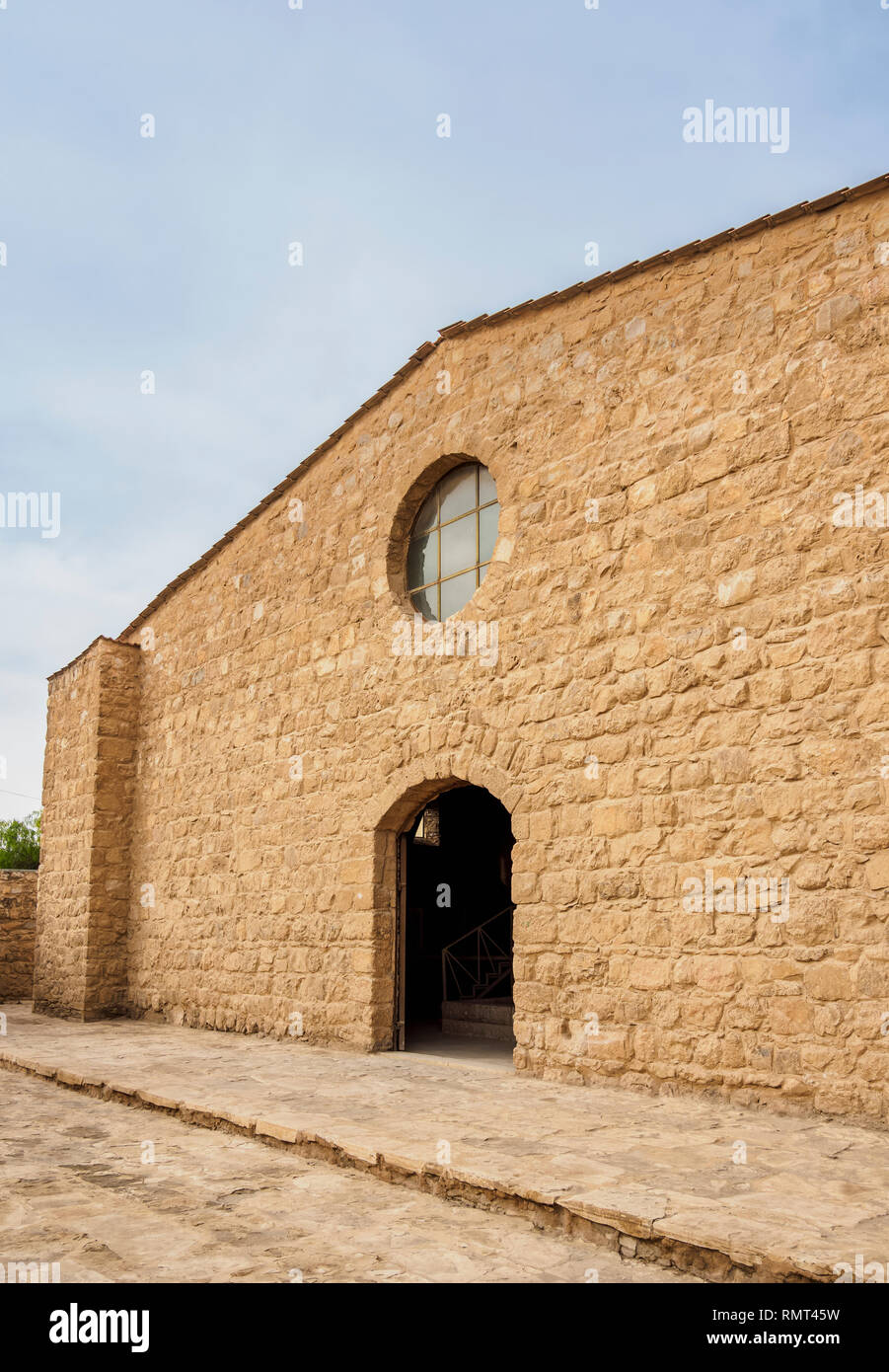 Chiesa degli Apostoli, Madaba Madaba Governatorato, Giordania Foto Stock