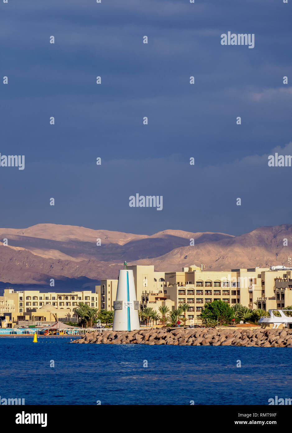 Mar Rosso, Aqaba, Governatorato di Aqaba, Giordania Foto Stock