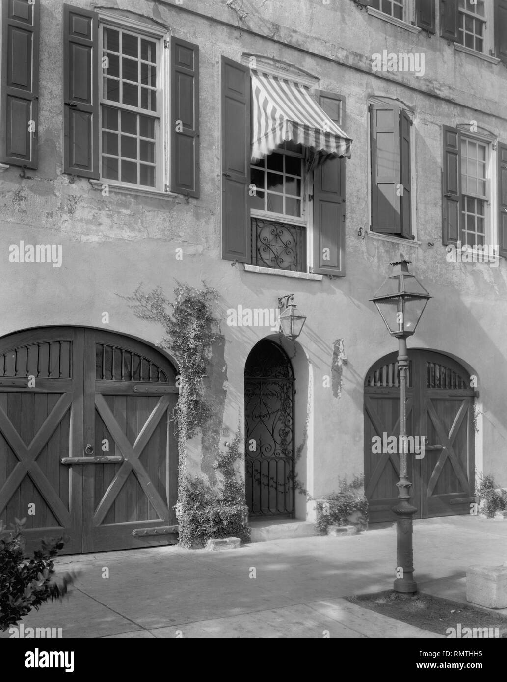 Legge's House, 101 East Bay, Charleston, Carolina del Sud, STATI UNITI D'AMERICA, Frances Benjamin Johnston, 1937 Foto Stock