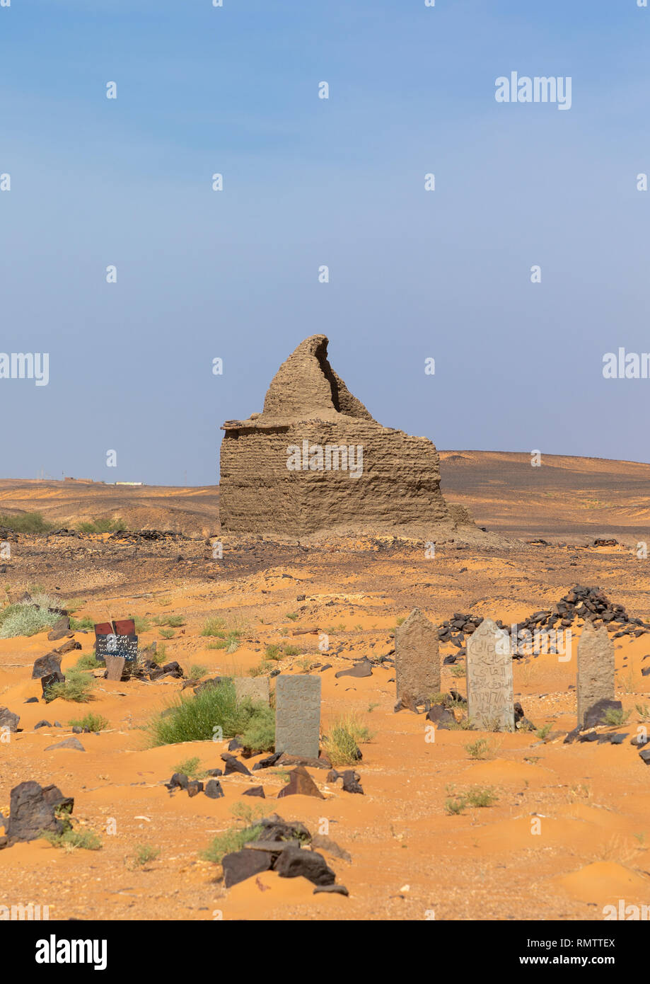 Rotture di alveare tomba, la Nubia, Old Dongola, Sudan Foto Stock