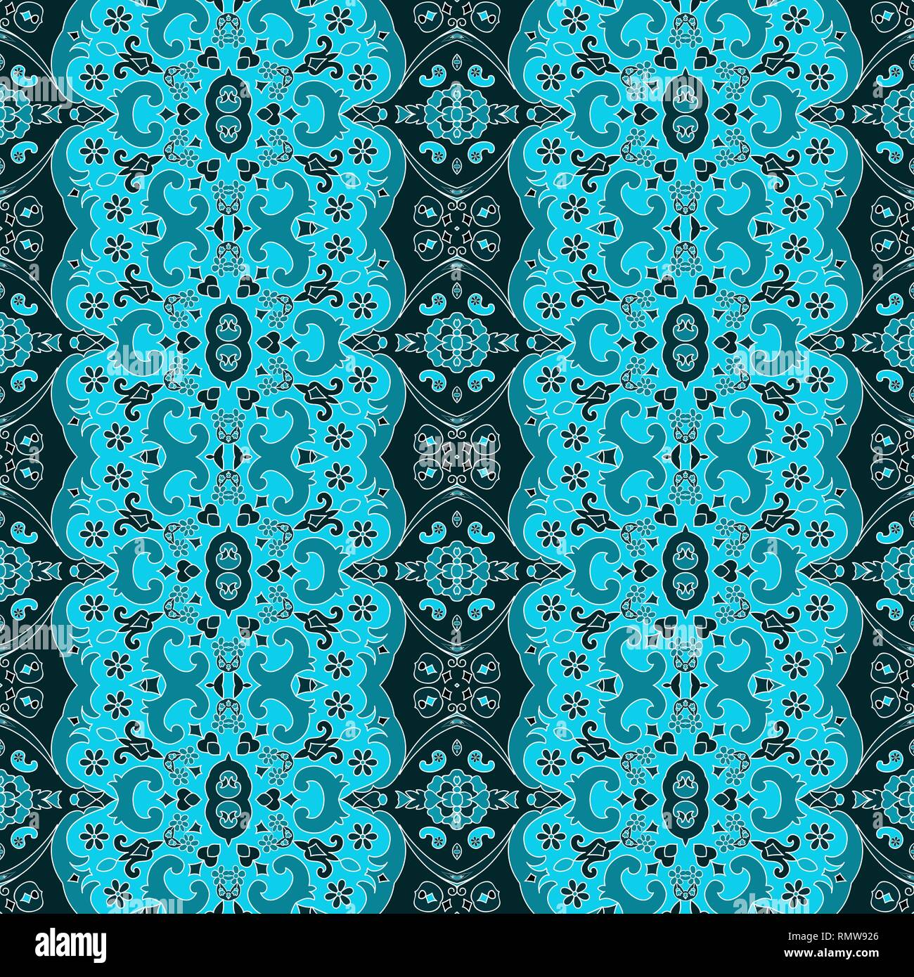 Seamless pattern astratti. Decorativi ed elementi di design per i tessili o copertine di libri, fabbricazione, sfondi, stampa la confezione regalo. Illustrazione Vettoriale