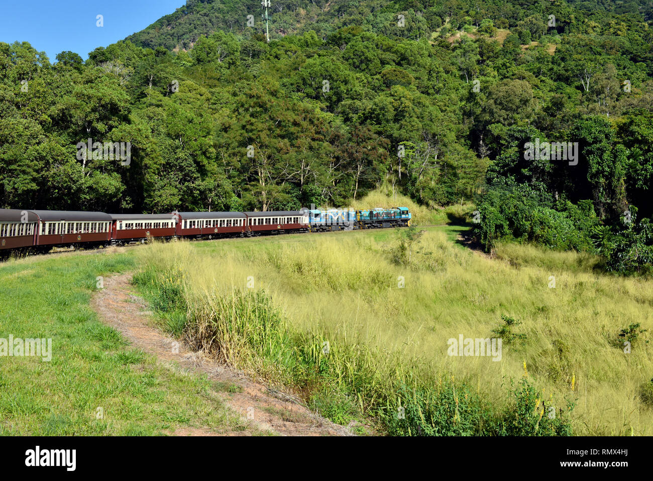 Kuranda con trenino panoramico-ride , Australia Foto Stock