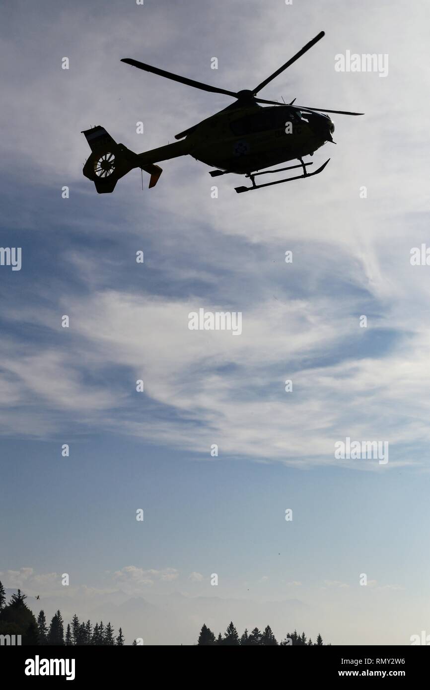 Austrian ÖAMTC Salvataggio in elicottero Foto Stock