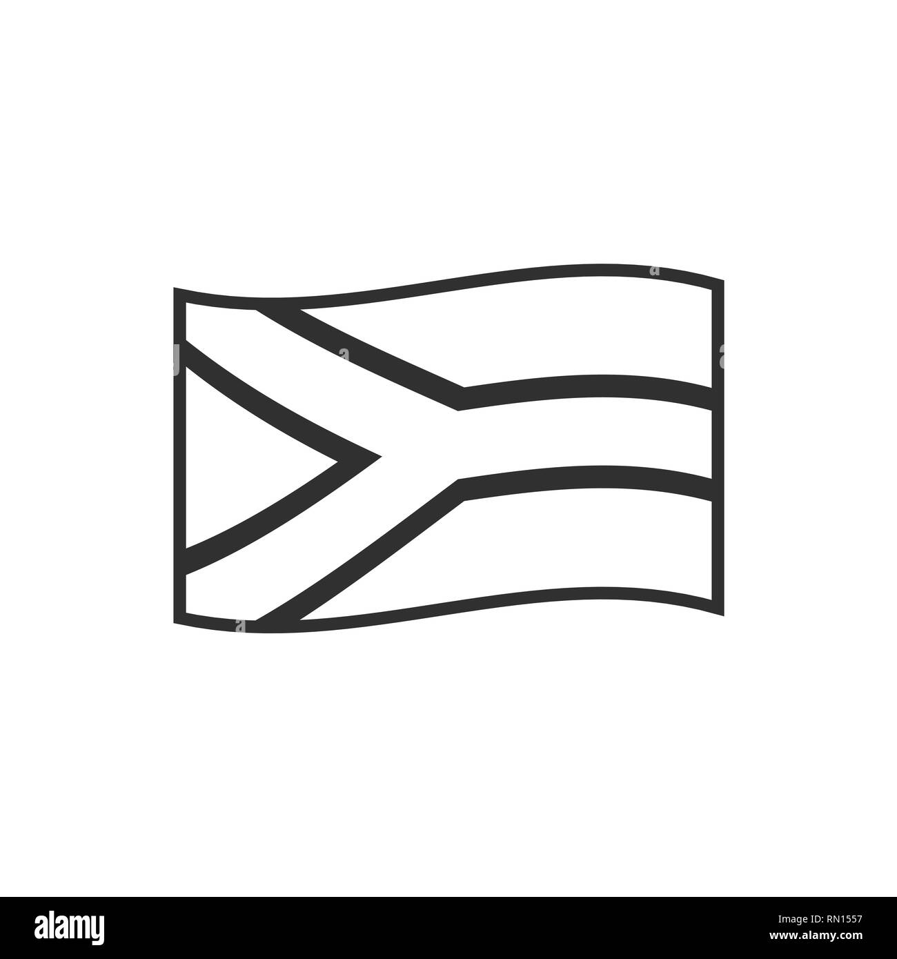 bandiere paesi africa - 2 Sud Africa icona bandiera in sagoma nera design piatto. Giorno di indipendenza o giornata nazionale il concetto di vacanza Immagine e Vettoriale - Alamy