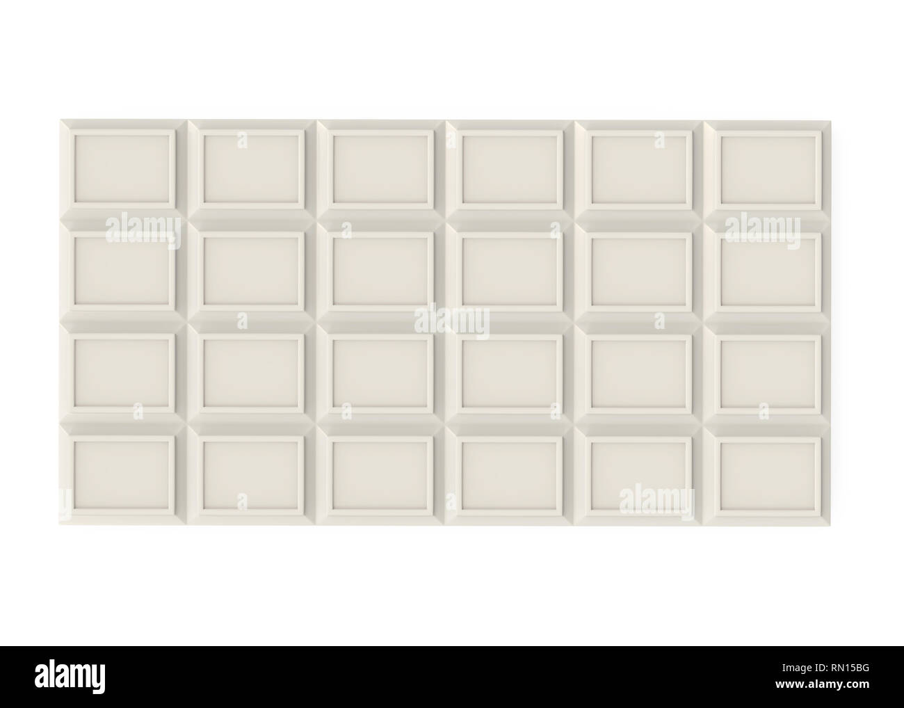 Barra di cioccolato isolato Foto stock - Alamy