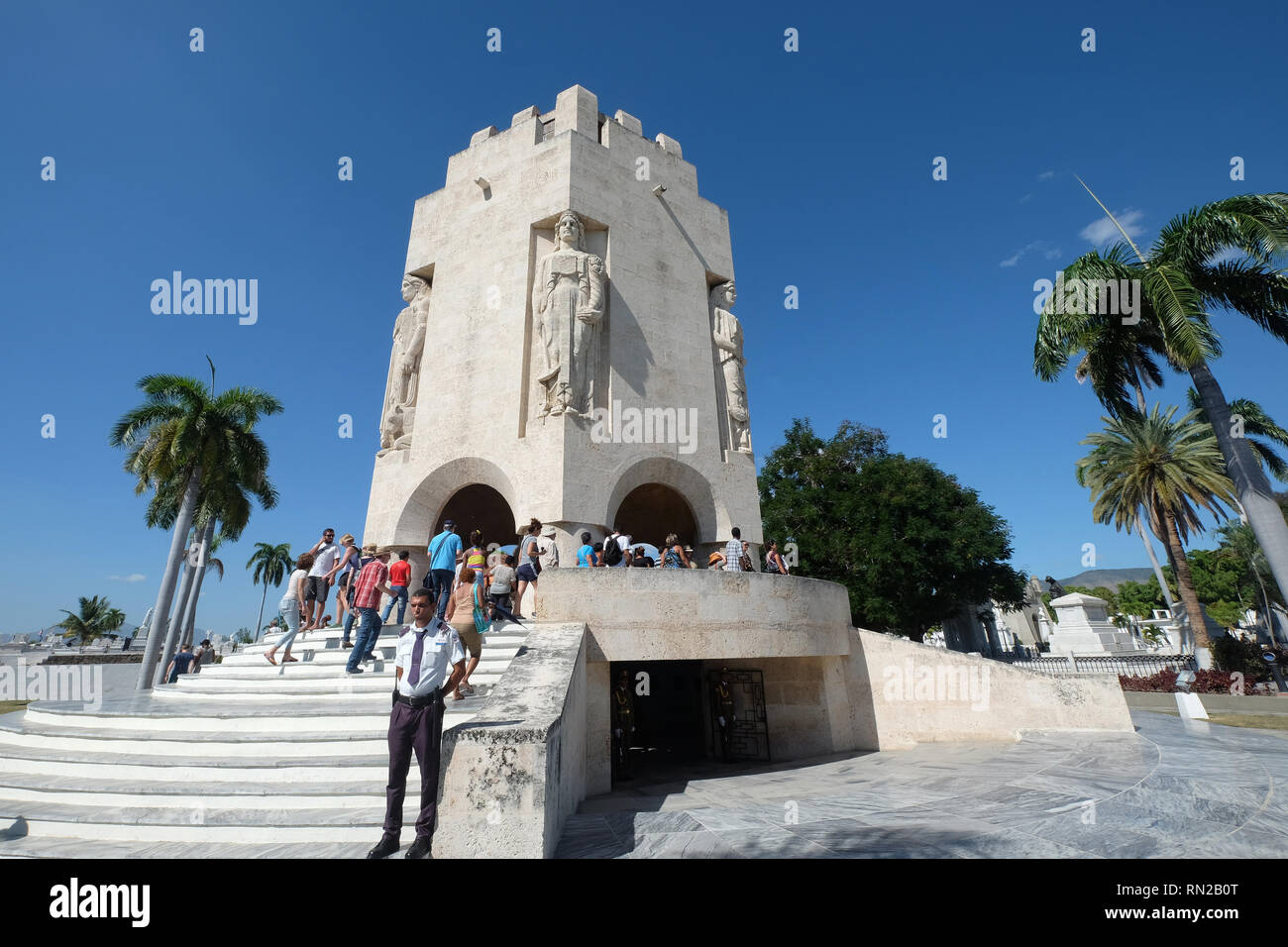 Tomba Jose Marti, il Cimitero di Santa Ifigenia, Santiago de Cuba, Cuba Foto Stock