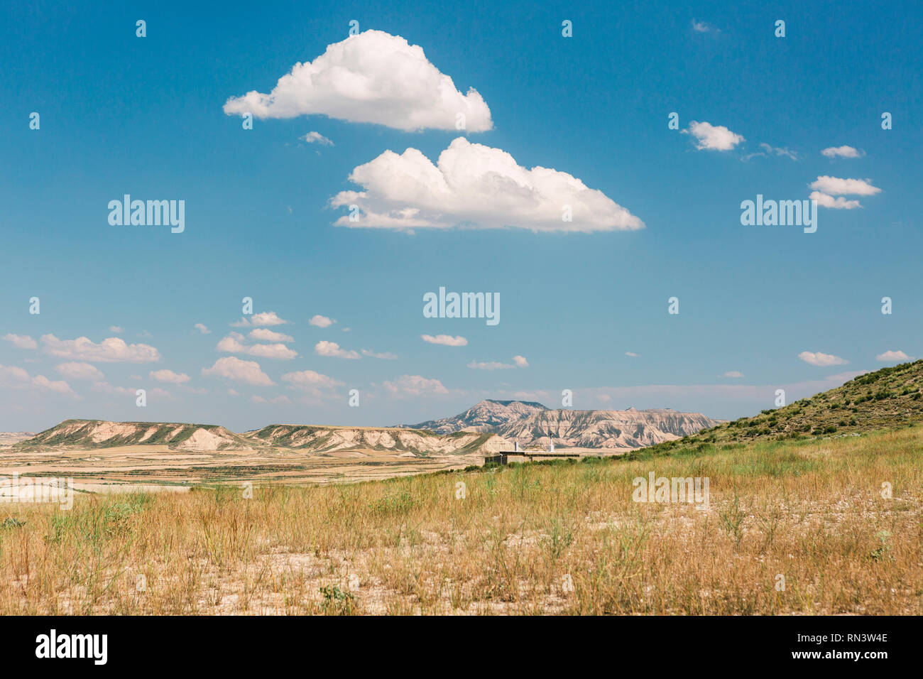 Bardenas Reales in Navarra, Spagna Foto Stock