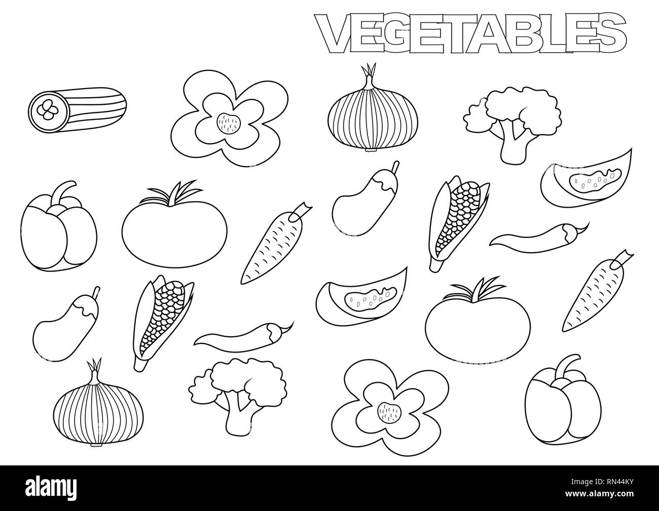 Foglio di verdure Foto e Immagini Stock in Bianco e Nero - Alamy