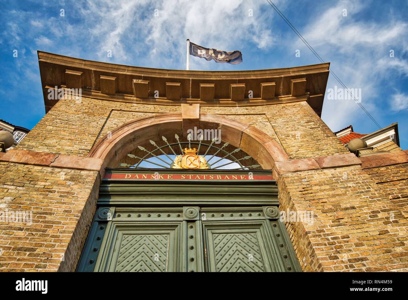 Copenhagen, Danimarca-2 agosto, 2018: Campo Base dormitorio universitario di Copenaghen centro storico della città Foto Stock