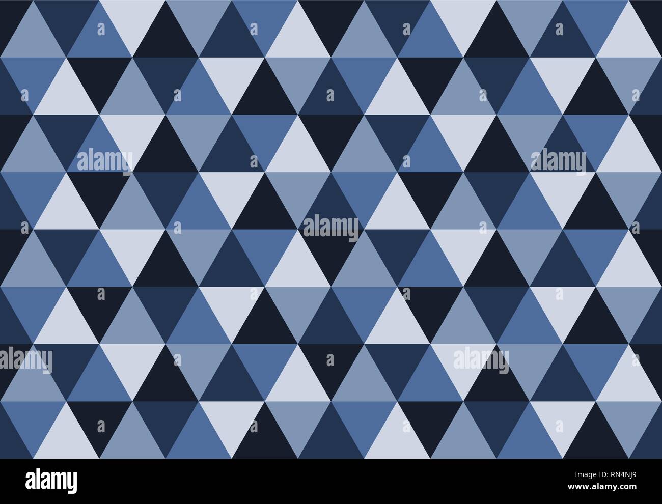 Triangolare pattern seamless.Low poly sfondo geometrico.blu e grigio. Print design per i tessili, poster, volantini, T-shirt,sfondi.Mosaico Illustrazione Vettoriale