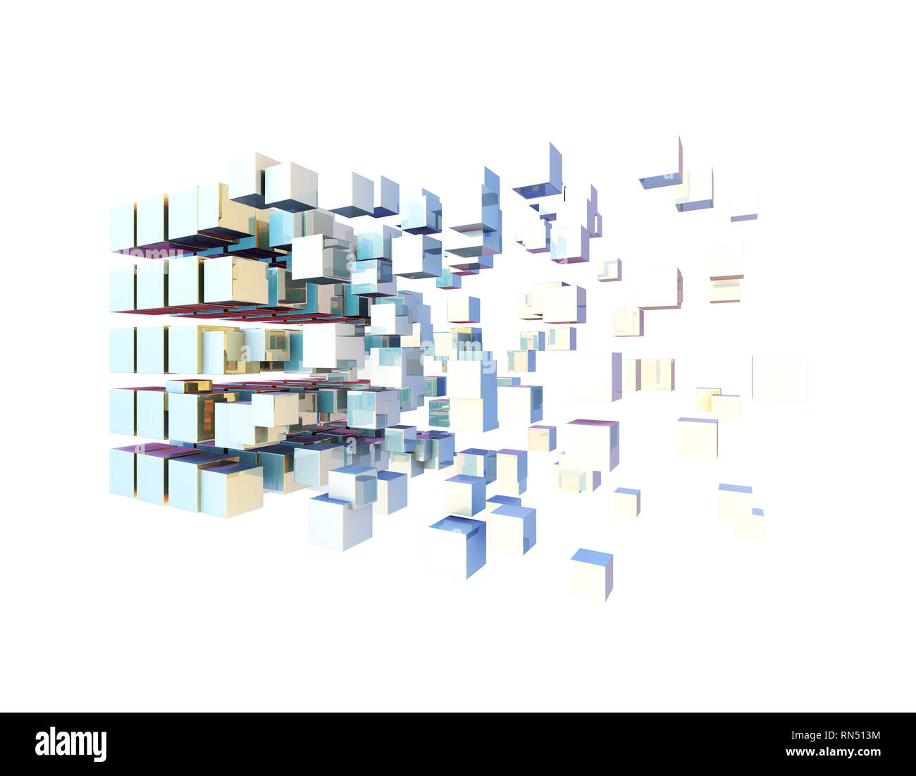 Cube Intelligent Technology, Network Program e Data Foto Stock
