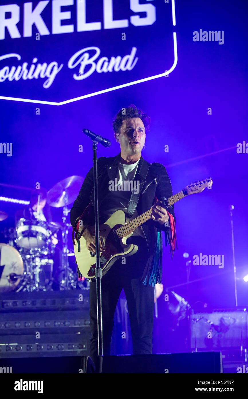 Toronto, Canada. 16 feb 2019. Eseguire Arkells a Scotiabank Arena, Toronto Credito: topconcertphoto/Alamy Live News Foto Stock