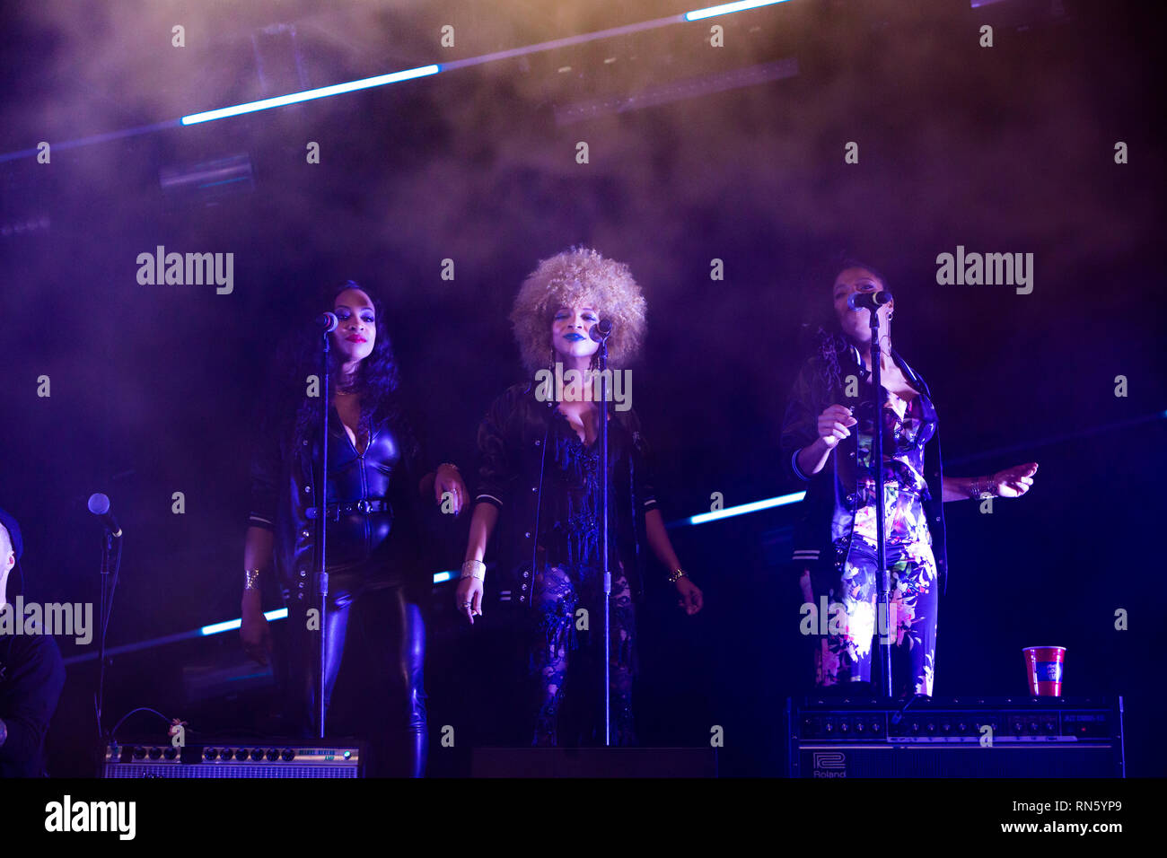 Toronto, Canada. 16 feb 2019. Eseguire Arkells a Scotiabank Arena, Toronto Credito: topconcertphoto/Alamy Live News Foto Stock