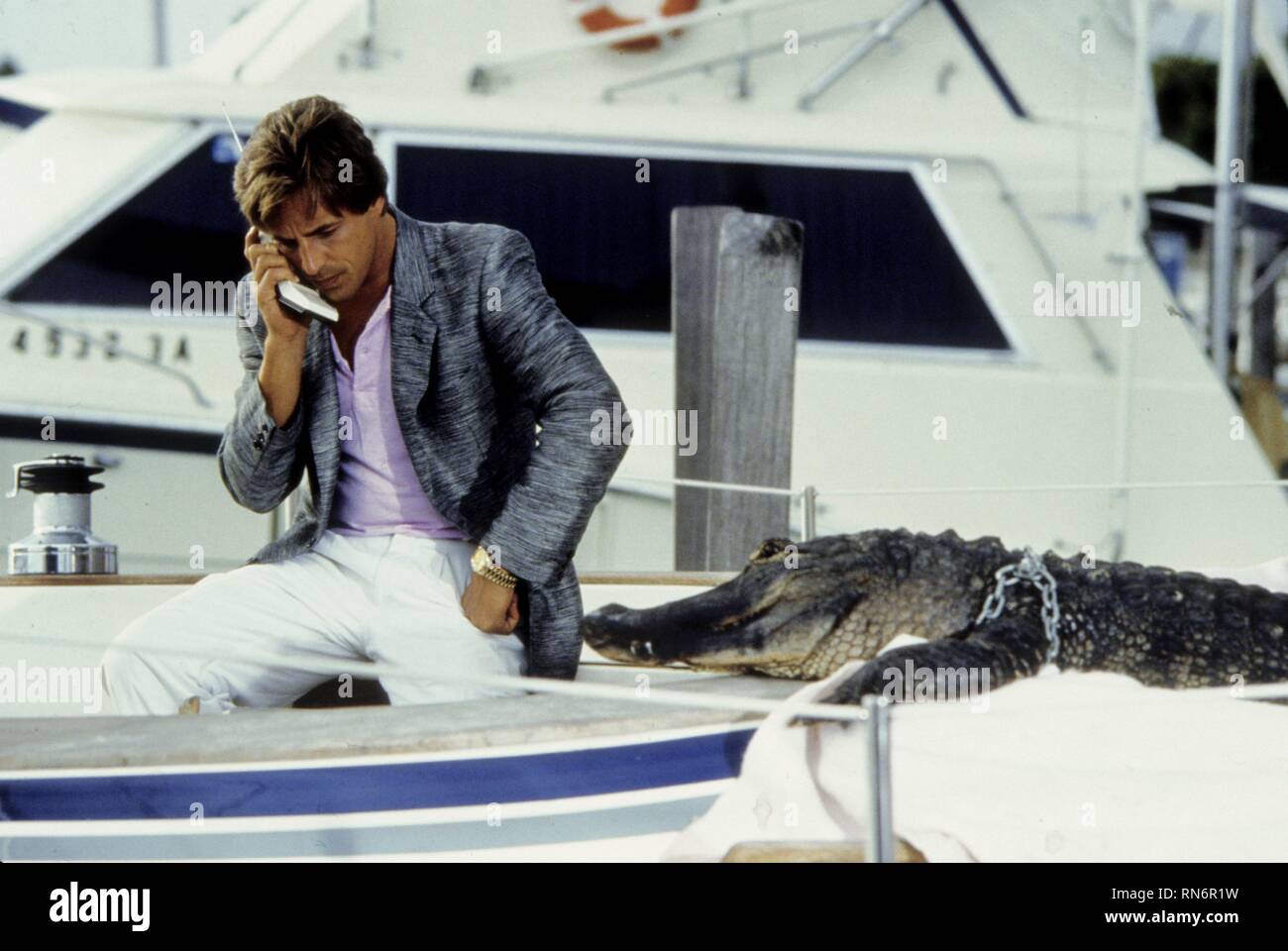 DON JOHNSON, Miami Vice, 1984 Foto Stock