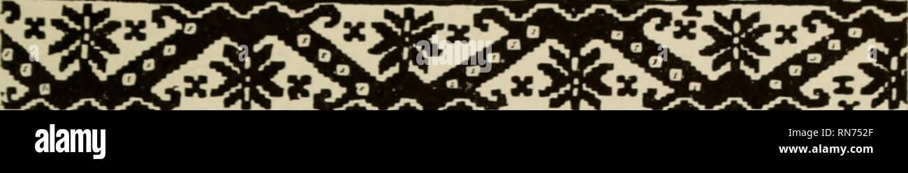 . Le antiche civiltà del Messico e America centrale. Gli indiani del Messico; degli Indiani di America centrale. tNTRODUCTION 35 tribù dell'estremo nord e a nord-ovest del Messico haw fino a tempi recenti stati comparativamente non modificati da influenze spagnole. Basketry, tessili e ceramiche c^V^^V^?4^x^y5<VniYci5A5. SUV^^?UV^^^2V£i%^V? Fig. 8. Il design moderno nastro Huichol.. Si prega di notare che queste immagini vengono estratte dalla pagina sottoposta a scansione di immagini che possono essere state migliorate digitalmente per la leggibilità - Colorazione e aspetto di queste illustrazioni potrebbero non perfettamente assomigliano al lavoro originale. Spinden, H Foto Stock