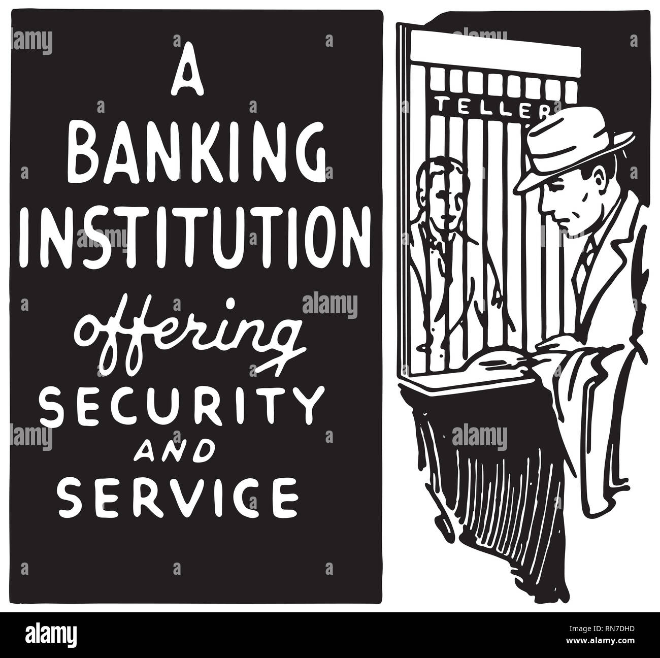 Un istituto bancario Foto Stock