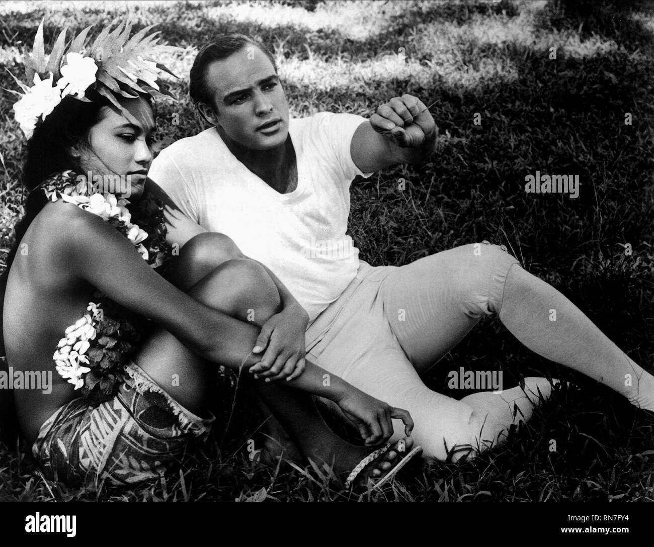 TARITA,Brando, l'ammutinamento del Bounty, 1962 Foto Stock